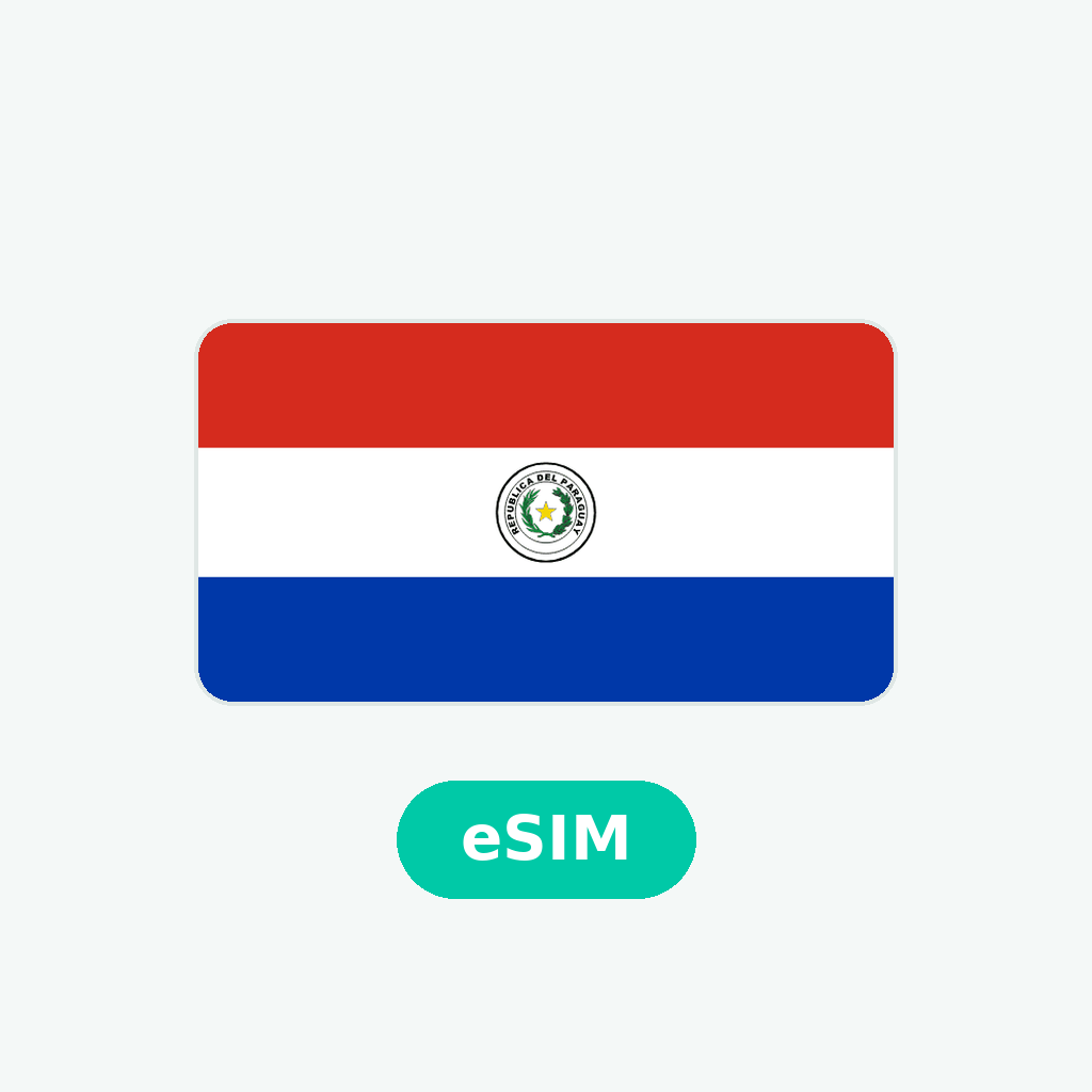 eSIM Paraguay 1 GB · 1 día