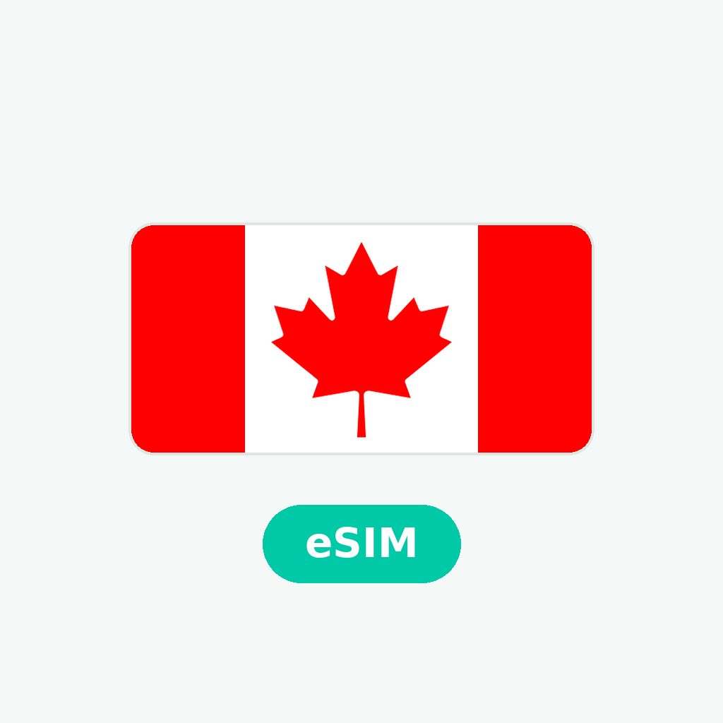 eSIM Canadá 1 GB · 7 días